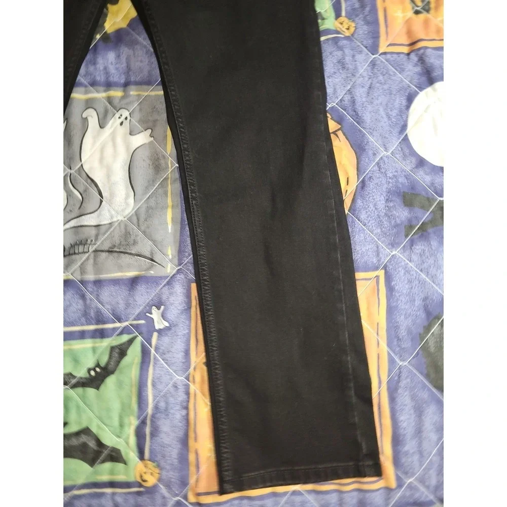 Levi's 506 Jeans Men's‎ 34x30 (34x28) Black Straight Leg Denim Pants